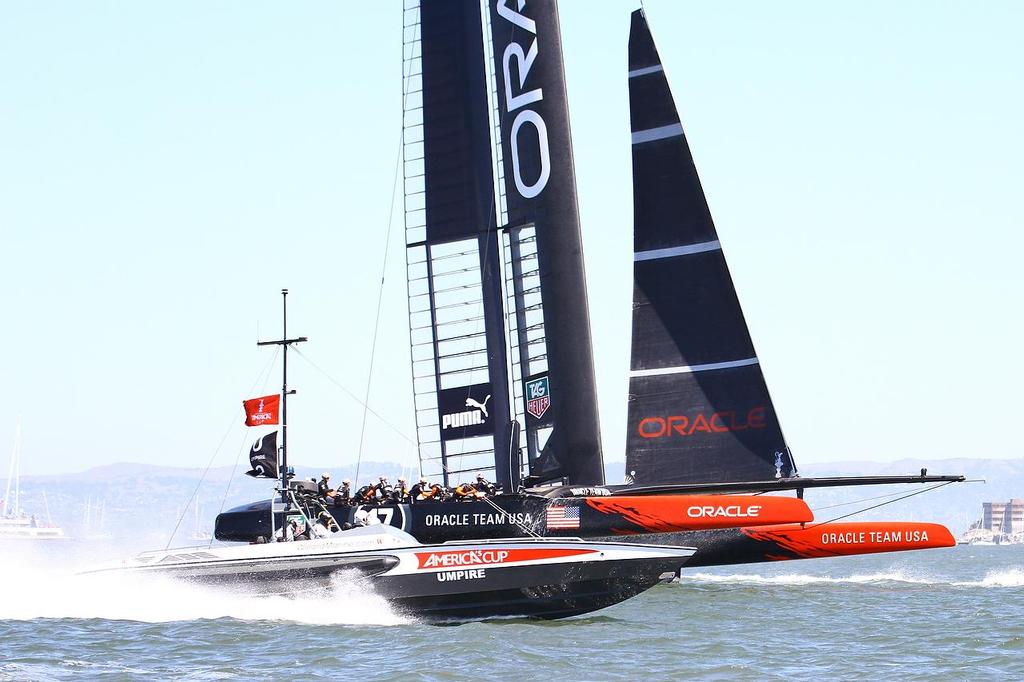 America’s Cup - Day 1,  Oracle Team USA vs Emirates Team NZ - Race 1 © Richard Gladwell www.photosport.co.nz